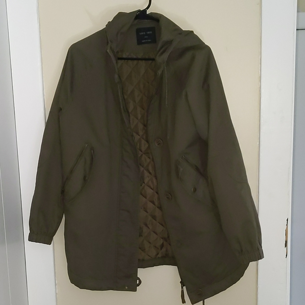 Love tree military green jacket/coat